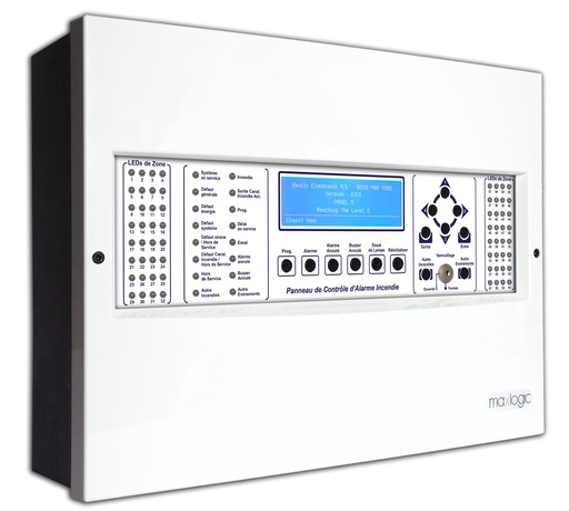 [ML-1231] Maxlogic Intelligent Analogue Addressable System Fire Alarm Control Panel, 1 Loop, 127 Adress